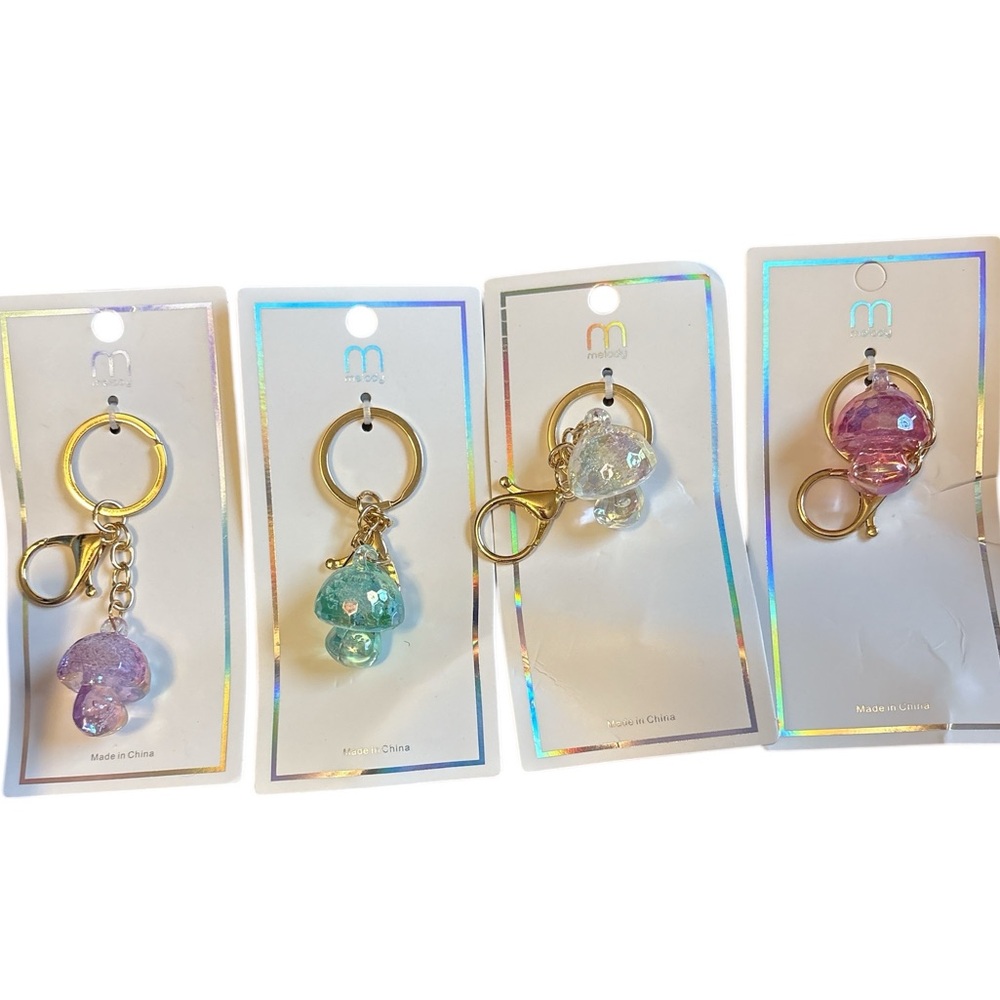 Mushroom Key Ring Or Bag Charm keychain